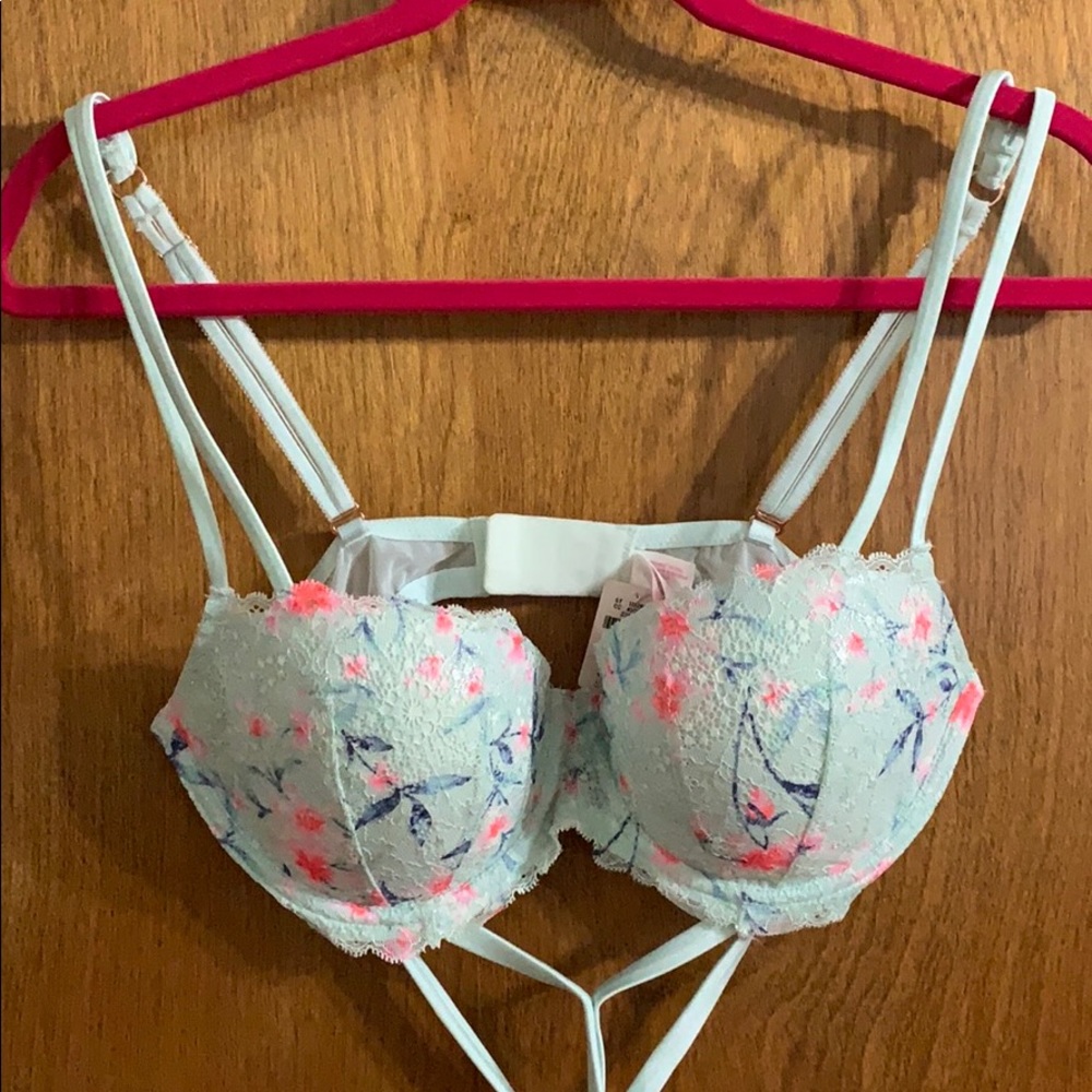 PINK! Lightly padded bra